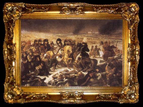 framed  Baron Antoine-Jean Gros Napoleo on the Battlefield at Eylau, ta009-2